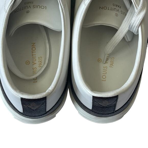 LOUIS VUITTON Monogram Womens Stellar Sneakers White Size 38 - Picture 10 of 15